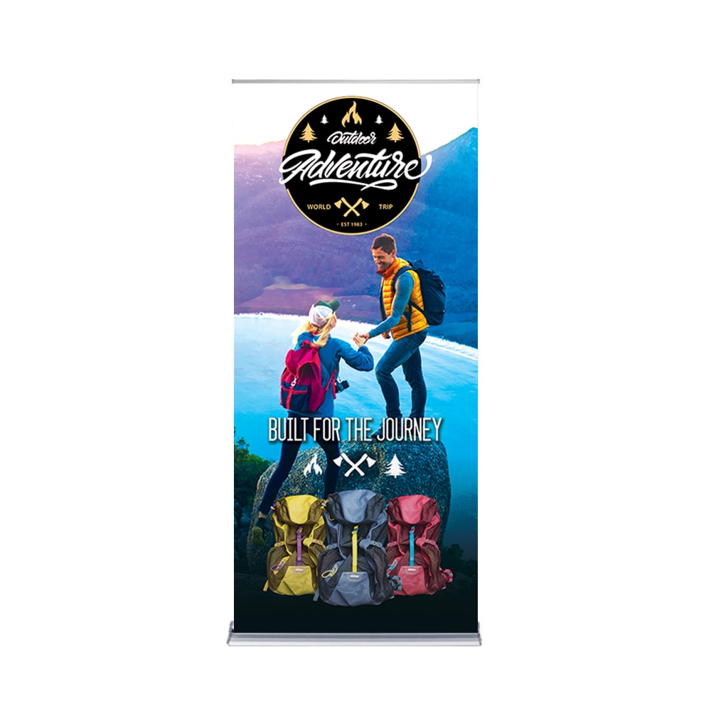 ONE CHOICE® Roll Up Banner Stand — Graphic Package / 36 in Best Roll Up